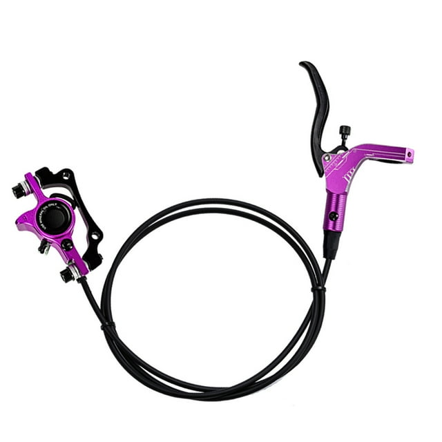 Youkk Bike Brake Set Wheel Stopping Parts Bicycles Accessories Universal Accessory Disc Braking Kit Replacement Black Front Left Brake Purple Rear Right Brake