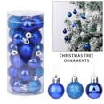 thumbnail image 4 of 12/24 piezas de bolas decorativas para árbol de Navidad de 3 a 4 cm, bolas de plástico doradas y plateadas, adornos colgantes para el hogar, Año Nuevo, Navidad, 4 of 5