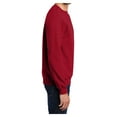 thumbnail image 3 of Yellow Rooster Men's Core Fleece Classic Crewneck Sweatshirt Red XL, 3 of 6