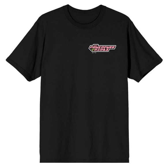 The Powerpuff Girls Buttercup Character Black T-Shirt