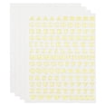 thumbnail image 1 of Uxcell Stickers de Letras Brillantes, 520 Pcs 4 Hojas 0.12 Pulgadas Stickers Adhesivos para Buzones Letras en Oro, 1 of 6