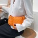 thumbnail image 1 of Bolso de hombro para axilas de PU con relieve geométrico retro para mujer (naranja) Tmvgtek Para estrenar, 1 of 9