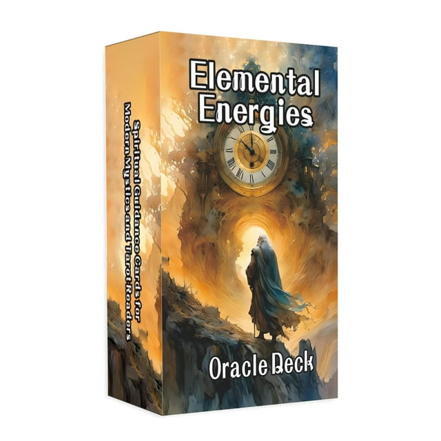 Oracle Cards ZHQGYN Elemental Energy con 78 cartas