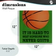 thumbnail image 3 of Someone Who Never Quits Wall Plaque Art, design by Marcus Prime, 3 of 8