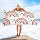thumbnail image 1 of Toalla de playa de microfibra, súper colorida, resistente a la arena, multiusos, para viajes, piscina, 76 x 152 cm, 1 of 7