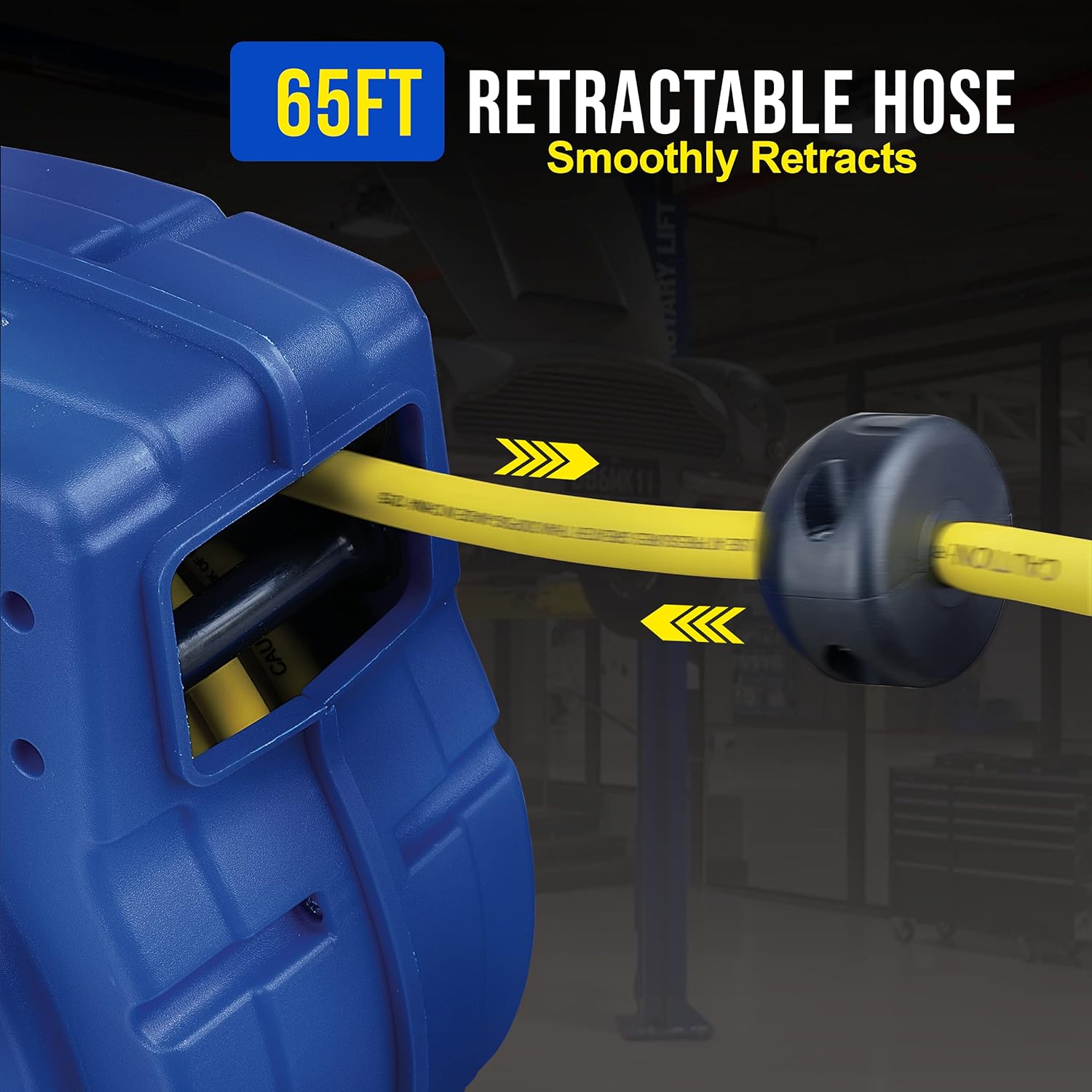 Goodyear TRI-GUR009 0.37 in. x 65 ft. Retractable Air-Hose Reel