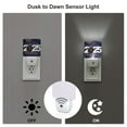 thumbnail image 3 of Salouo 2025 Happy New Year 4 for Night Lights Plug into Wall 1 Pack, 0.5W Plug in Night Light with Dusk-to-Dawn Light Sensor LED Nightlight for Bathroom, Adult, Hallway-UK, 3 of 7
