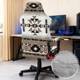 thumbnail image 4 of TSOVTHRID Aztec Tribal Geometric Print 4 PCS Gaming Chair Cover Stretchable Computer Chair Seat Slipcovers Universal Fit Gaming Chair Slipcovers with Armrest Covers, 4 of 7