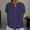 Navy2, variant on Womens Linen Tops Beach Vacation Tshirts Summer Linen Tops Gauze Tunic Tops For Women Gauze Shirts For Women Womens Summer Tops Peasant Blouse Flowy Tops For Women Gauze Shirts Blue L