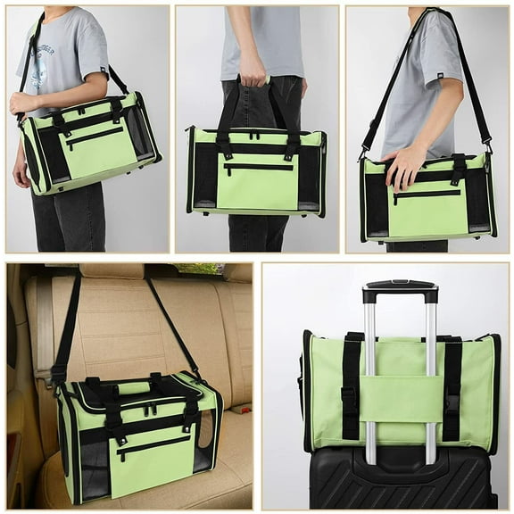 Pet Dog Cat Puppy Portable Travel Carry Carrier Tote Cage Bag
