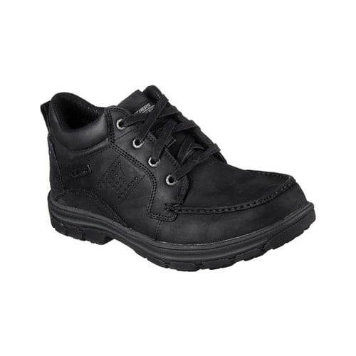 skechers men's segment melego leather chukka waterproof boot