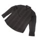 thumbnail image 3 of Camisa de manga larga para hombre, de alta flexibilidad, sin necesidad de planchado, camisa de rayas estilo seda helada, color cian XXXL, 3 of 14