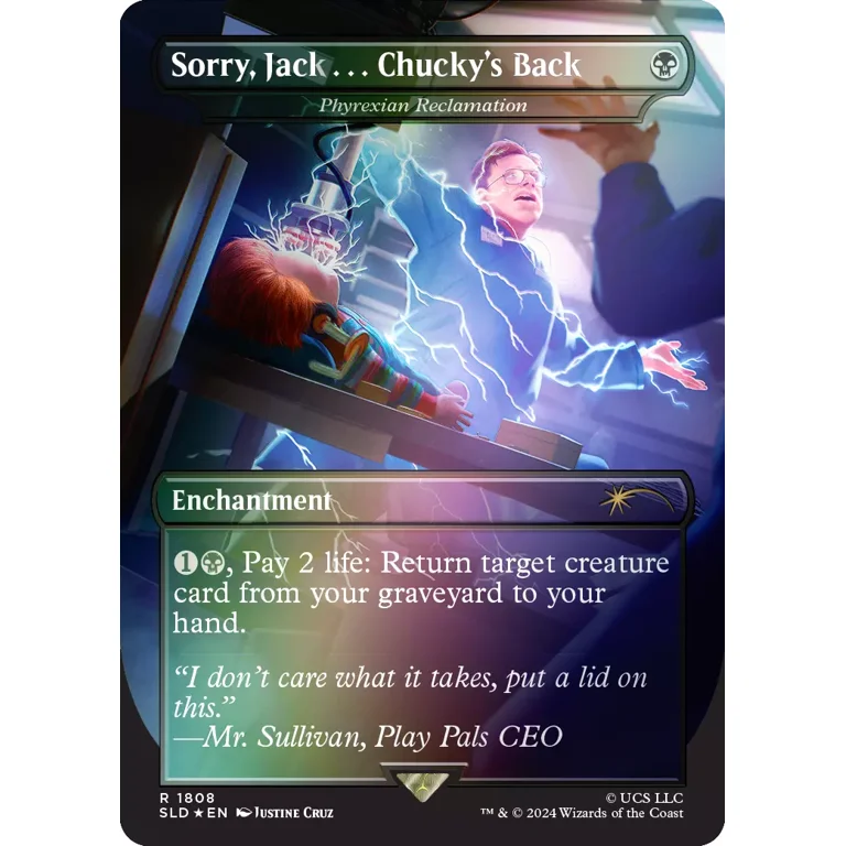Magic the Gathering: Secret Lair Chucky (Traditional Foil Magic the Gathering: Secret Lair Chucky (Traditional Foil