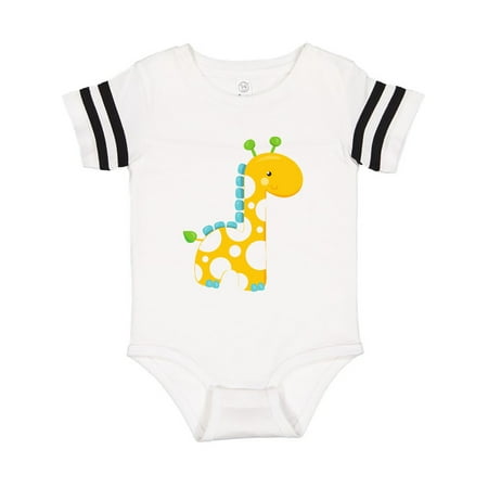 

Inktastic Cute Giraffe Little Giraffe Yellow Giraffe Gift Baby Boy or Baby Girl Bodysuit