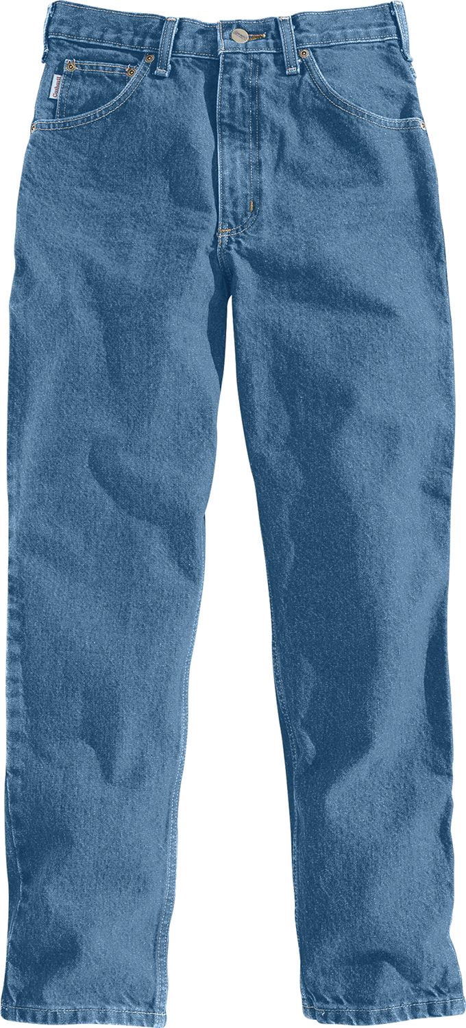 Relaxed Fit Tapered Leg Jeans 