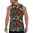 thumbnail image 3 of Haiem Snake And Flower Men Workout Tank Top Gym Bodybuilding Sleeveless Muscle T Shirts Athletic Tank Breathable Workout Shirt-X-Large, 3 of 9