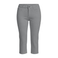 thumbnail image 3 of qucoqpe Capri Pants for Women Summer Straight Leg Cropped Trousers Casual Business Work Dress Pants with Pockets, 3 of 3