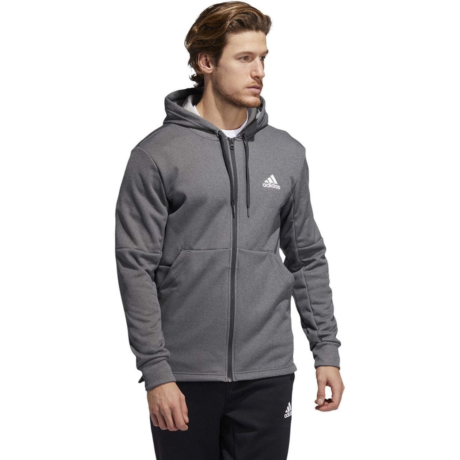 【Adidas】AEROREADY GameGo Full-Zip Hooded Fleece Jacket adidas AEROREADY Game and Go Full-Zip Hooded Fleece Jacket