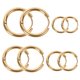 thumbnail image 4 of ColoMX 4 pares de pendientes redondos aros de moda pendientes circulares pendientes de mujer, 4 of 7