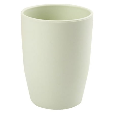 WHAMVOX Bathroom Accessories PP Tumbler Cup for Toothbrush Holder Green 201300ML Lightweight Stackable Easy to Clean