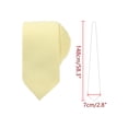 thumbnail image 2 of INSPIRE CHIC Conjunto de Pañuelo de Bolsillo para Hombre Corbata Sólida Corbatas de Pajarita Pre-atadas Conjunto de Invierno Fiesta Amarillo, 2 of 6