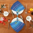 thumbnail image 4 of GZHJMY Space Galaxy Cloth Napkins Set of 4,Reusable Washable Polyester Dinner Table Napkins for Kitchen,Dining,Restaurant,Party Decoration, 4 of 7