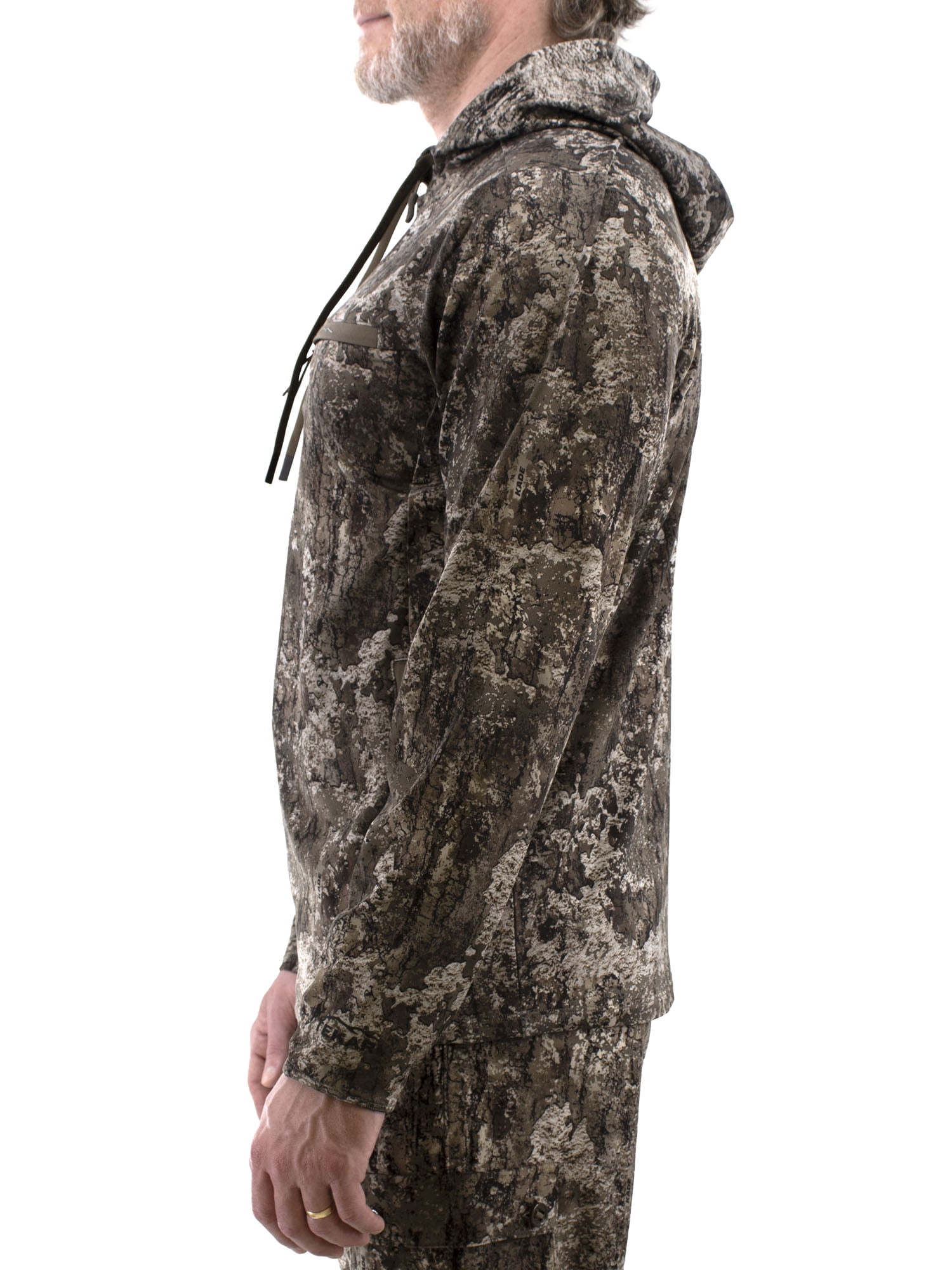 Tekari Men's Axial 1/4 Zip Performance Fleece Hunting Hoodie, S-3XL