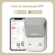 NIIMBOT B1 Label Makers, 2 Inch Bluetooth Label Maker Auto Identification Portable Label Printer (Gray)