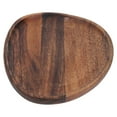 thumbnail image 2 of Easy To  Safe And Poratble Wood Plate Serving Tray Restaurant Kitchen For Home Cafe 26x21cm, 2 of 8