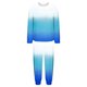 thumbnail image 5 of Conjunto de pijama informal de invierno para mujer, de doble cara, con cuello redondo estampado, manga larga, top anudado a mano, pantalones con cordón ajustable, ropa de casa, blusa de poliéster., 5 of 6