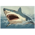 thumbnail image 6 of FREEAMG Shark Jigsaw Puzzles 1000 Piece for Adults Large Puzzle Game Challenging Family Puzzle Game for Adults Teens 29.5" x 19.7", 6 of 7