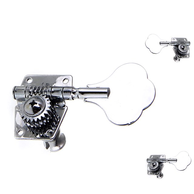 Instruments de Musique Vintage Jazz Bass Tuners Électriques à Engrenages Ouverts Accessoires de Machine