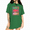Green, variant on White Women's Soft Pastel Coastal Leopard Reef Fish Graphic Short Sleeve T-Shirt Tops