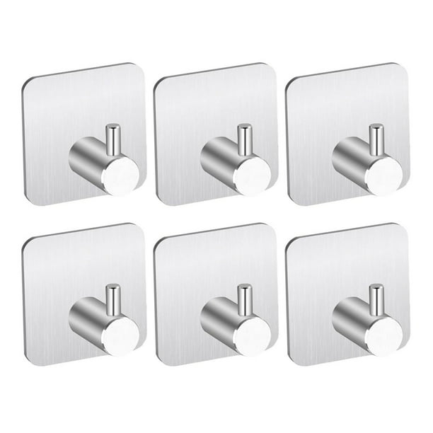 Ganchos de pared de acero inoxidable de alta resistencia para toallas de baño y cocina