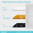 thumbnail image 5 of FURCLAN Replacement Filters for 8L Stainless Steel Dog Water Fountain, 10 count with 2 Sponges, Activated Carbon, All Life Stages, 5 of 6