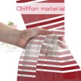 thumbnail image 6 of Red Stripes Sheer Curtains for Living Room Bedroom, Minimalist Stripe Modern Gradient Traditional Light Filtering Sheer Curtain Rod Pocket Voile Window Treaments Drapes, 52 x 54 Inches, 6 of 9