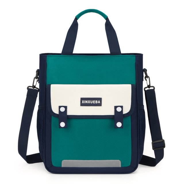 Mochila de nailon con cremallera para adolescentes bandoleras de gran capacidad impermeables con asa