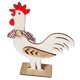 thumbnail image 2 of Adorno Decorativo Para Manualidades Con Forma De Gallo De Madera Creativo De Pascua Para Fiesta En Casa De Pascua, Adorno De Mesa Diy Para Decoración Del Hogar Methold HA022633-00, 2 of 7