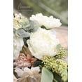 thumbnail image 2 of Artificial Flowers 16pcs 4" Burgundy Blooming Peonies Real Looking Foam Fake Roses with Stems for DIY Wedding Bouquet Dark Red Bridal Shower Centerpieces Floral Arrangements Tables Decorations, 2 of 5