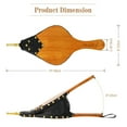 thumbnail image 4 of Oak leaf Fireplace Bellows Wood Air Blower with Hanging Strap Cast Nozzle for Indoor Outdoor Wood Stove Barbecue Fireplace Camping, 4 of 7