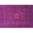 thumbnail image 1 of Ahgly Company Indoor Rectangle Oriental Pink Modern Area Rugs, 8' x 10', 1 of 4