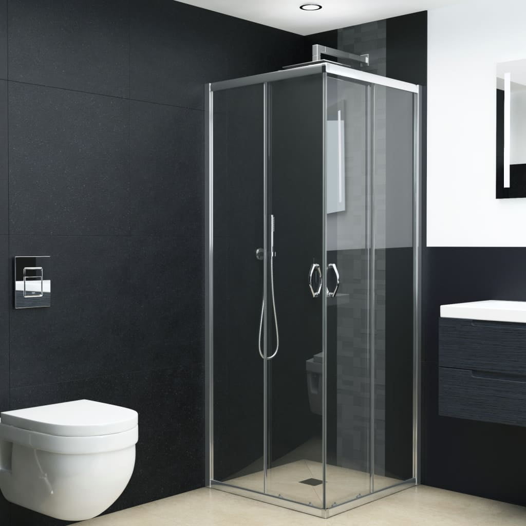 Shower Enclosure Safety Glass 35.4x27.6x70.9 