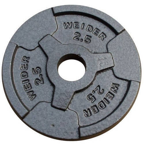 Weider Standard Hammertone Weight Plate, 2.550 lbs.