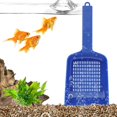 thumbnail image 4 of BEMS-1 pieza de pala para arena para acuario azul, plástico multifuncional, 4 of 4
