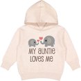 thumbnail image 2 of Inktastic My Auntie Loves Me Toddler Hoodie, 2 of 4
