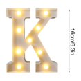 thumbnail image 2 of EGNMCR Home Decor, Room Decor, Wall Decor Letters Lights Alphabet Lamp LED Letter Lighting Letter Light Illuminated Letters s Decoration For Birthday Party Wedding Children’s Room luminous letter lamp, 2 of 6