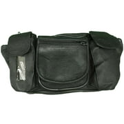 Magnetic Motorcycle Tank Bag/Fanny Pack with Five Pockets by Vance Leather's
