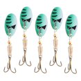 thumbnail image 1 of 5 uds Señuelos Spinnerbait de pesca kusrkot Cebos giratorios de Metal, 1 of 8