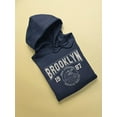 thumbnail image 3 of Brooklyn 1987 College Style Hoodie Men -Image by Shutterstock, Male Medium, 3 of 4