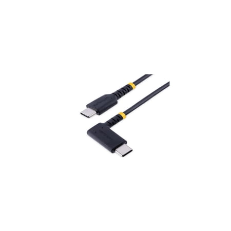 UPC: 0065030893831 | StarTech.com 6in (15cm) USB C Charging Cable Right Angle – 60W PD 3A – Heavy Duty Fast Charge USB-C Cable R2CCR-15C-USB-CABLE